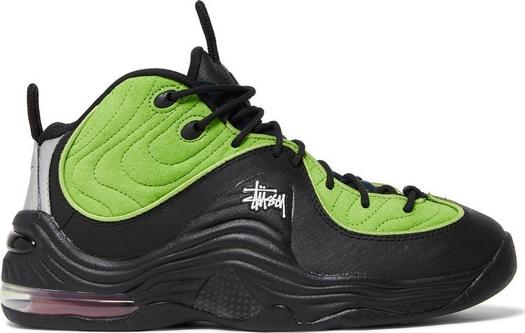 Кроссовки Nike Stussy x Air Penny 2 'Vivid Green', зеленый