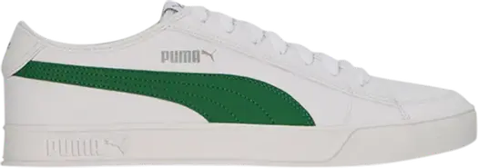Кроссовки Puma Smash v2 Vulc SL White Amazon Green, белый
