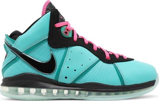Кроссовки Nike LeBron 8 Retro 'South Beach' 2021, бирюзовый