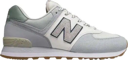 Кроссовки New Balance 574, белый/серый