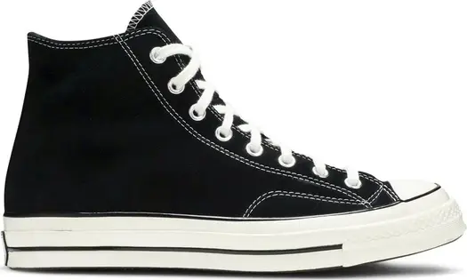 Кроссовки Converse Chuck 70 Hi Black Beige, черный