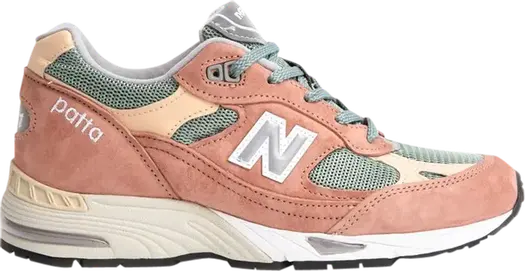 Кроссовки New Balance Patta x Wmns 991 Made in England 'Dusty Pink', розовый