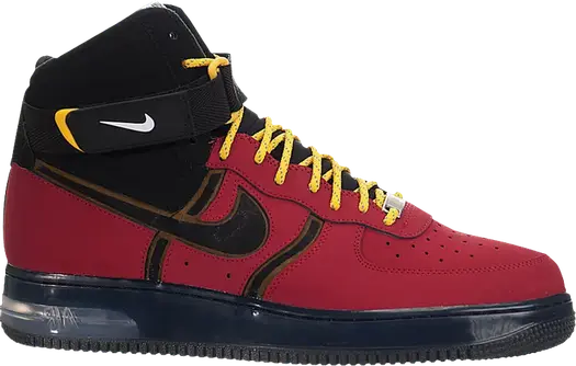 Кроссовки Nike Air Force 1 High Supreme Bakin' 'University Red', красный