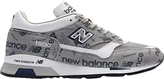 Кроссовки New Balance 1500 Made In England 'Logos', серый