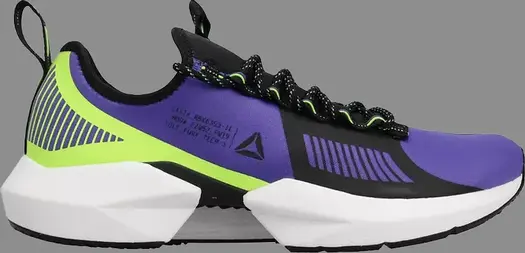 Кроссовки sole fury ts 'neon lime'' Reebok, фиолетовый