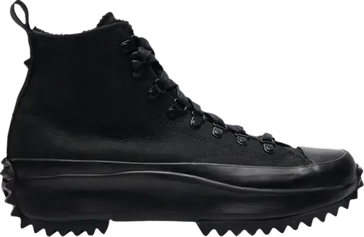 Кроссовки Converse Run Star Hike High Triple Black Sherpa, черный