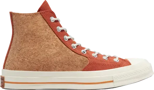 Кроссовки Converse Chuck 70 High Summer Daze - Cork, оранжевый