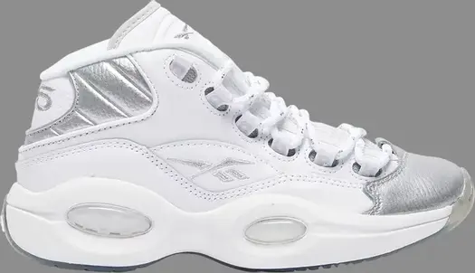Кроссовки question mid big kid '25th anniversary' Reebok, белый