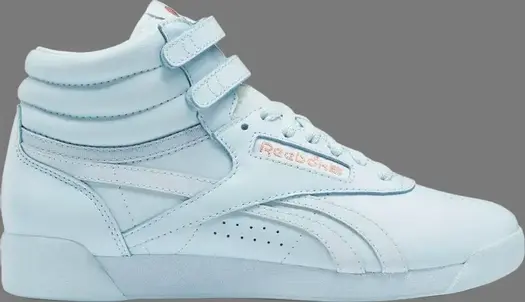 Кроссовки cardi b x wmns freestyle high 'glass blue' Reebok, синий