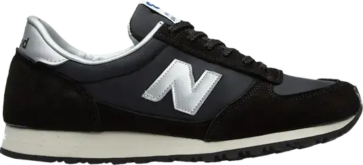 Кроссовки New Balance National Class Made in England 'Black Silver', черный
