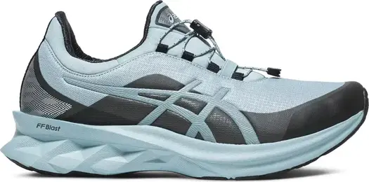 Кроссовки novablast 'light steel' Asics, серый