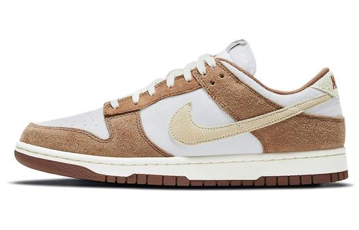 Кроссовки Nike Dunk Low, белый/коричневый