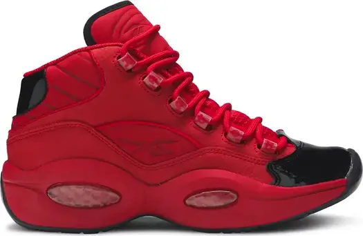 Кроссовки question mid 'scarlet' Reebok, красный