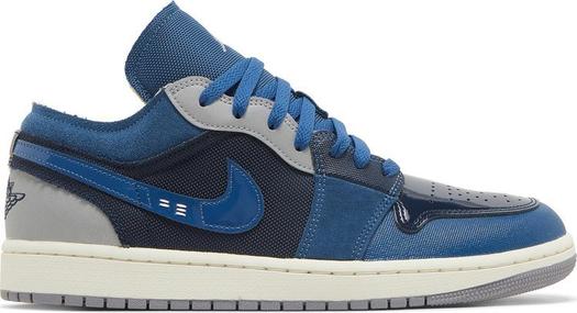 Кроссовки Air Jordan 1 Low SE Craft Inside Out - Obsidian, синий