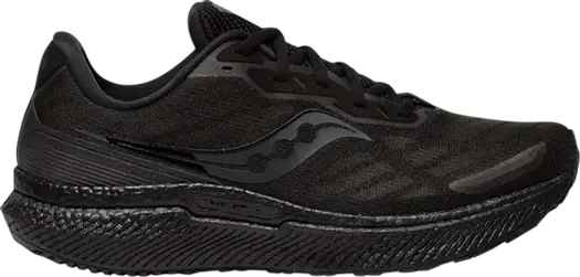 Кроссовки Saucony Triumph 19 Triple Black, черный