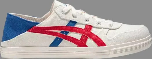 Кроссовки aaron slip-on 'white red blue' Asics, белый