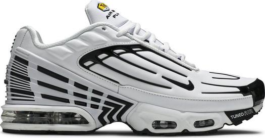 Кроссовки Nike Air Max Plus 3 Leather 'White Black', белый