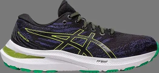 Кроссовки gel kayano 29 gs 'black lime zest' Asics, черный