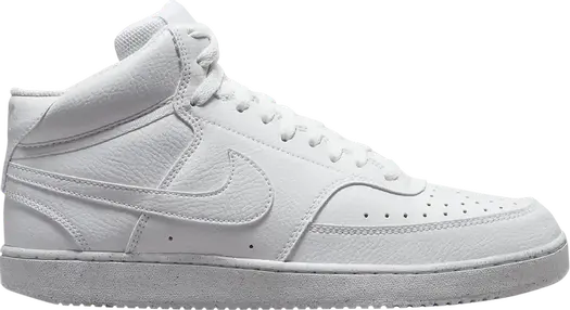 Кроссовки Nike Court Vision Mid Next Nature 'Triple White', белый