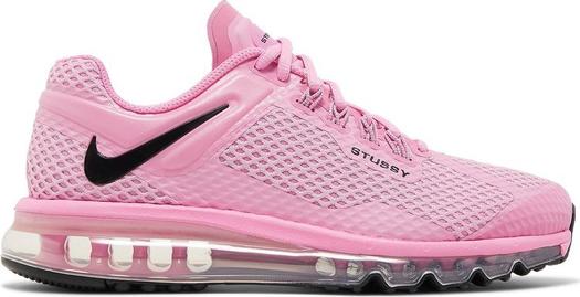 Кроссовки Nike Stussy x Air Max 2013 'Pink', розовый