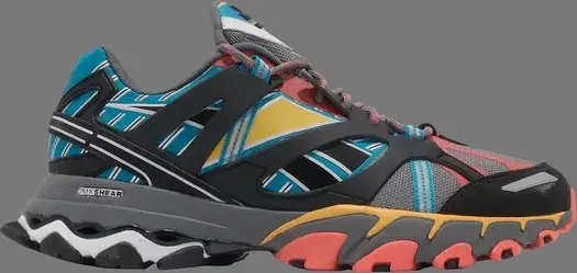 Кроссовки dmx trail shadow 'grey con blue cicid orange' Reebok, многоцветный