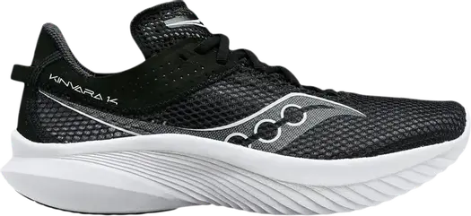 Кроссовки Saucony Kinvara 14 Wide Black White, черный