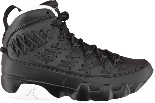Кроссовки Air Jordan 9 Retro Pinnacle Baseball Glove Black, черный