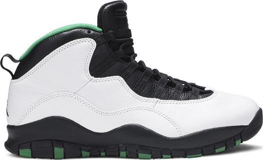 Кроссовки Air Jordan 10 Retro Seattle 2019, зеленый