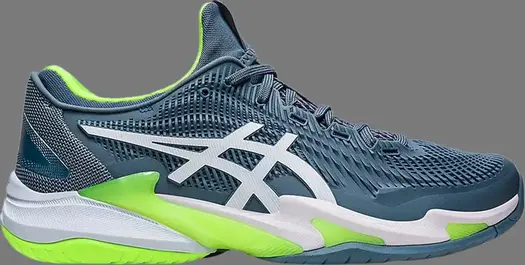Кроссовки court ff 3 'steel blue lime' Asics, синий