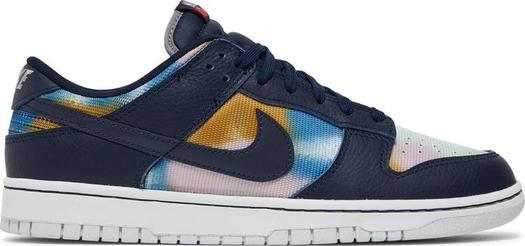 Кроссовки Nike Dunk Low Premium 'Graffiti Pack - Obsidian', синий