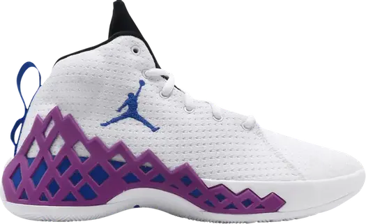 Кроссовки Jordan Jumpman Diamond Mid PF Hyper Violet, белый