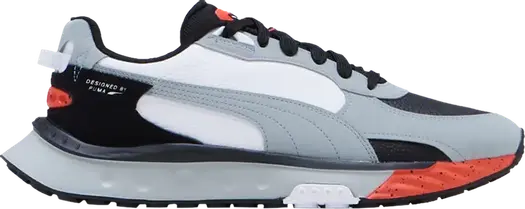 Кроссовки Puma Wild Rider Franchise Charcoal Red, серый