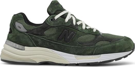 Кроссовки New Balance JJJJound x 992 Made in USA 'Mossy Green', зеленый