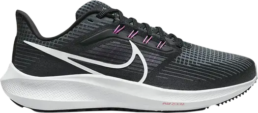 Кроссовки Nike Air Zoom Pegasus 39 Extra Wide 'Black Pink', черный