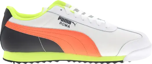 Кроссовки Puma Roma Basic Hook White Energy Red, белый