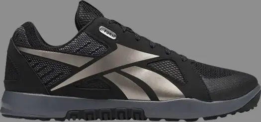 Кроссовки nano og 'black pewter' Reebok, черный