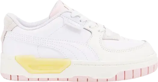 Кроссовки Puma Cali Dream Little Kid White Chalk Pink, белый