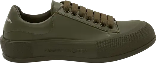 Кроссовки Alexander McQueen Deck Lace Plimsoll Khaki, зеленый