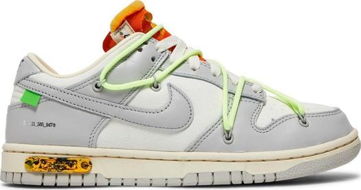Кроссовки Nike Off-White x Dunk Low 'Lot 43 of 50', белый