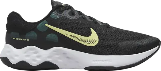 Кроссовки Nike Renew Ride 3 'Black Lemon Chiffon', черный