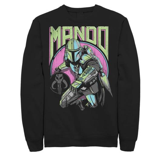 Мужской свитшот Star Wars: The Mandalorian Mando New Wave and Icon Licensed Character