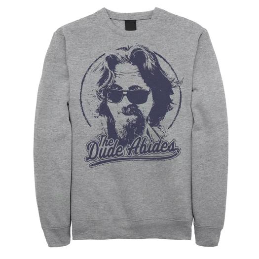 Мужской свитшот Big Lebowski The Dude Abides Classic с круглым логотипом Licensed Character