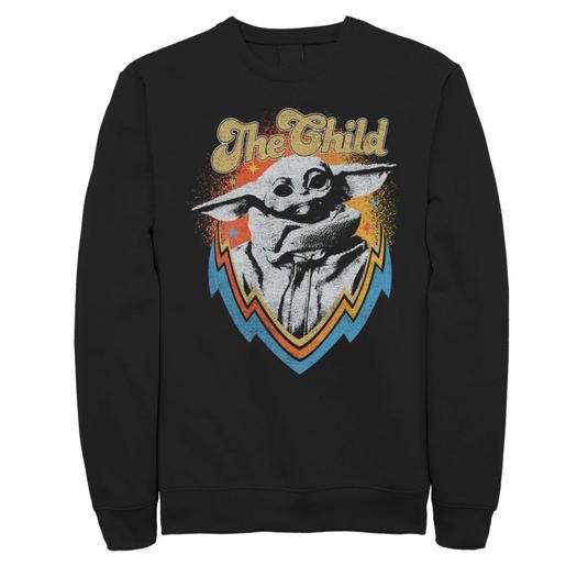 Мужской свитшот с ретро-значком The Mandalorian The Child Aka Baby Yoda Star Wars