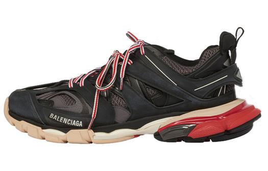 Кроссовки Balenciaga Track, низкие, черный/серый/красный