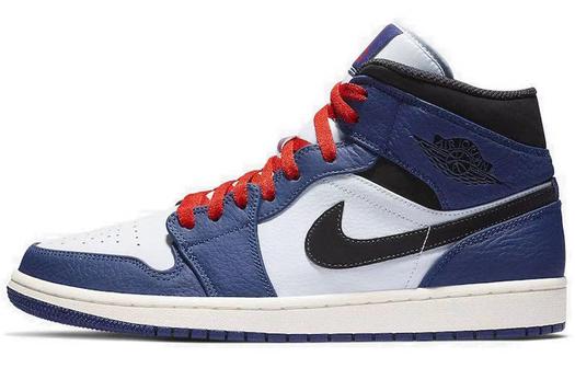 Кроссовки JORDAN 1 Mid Deep Royal Blue Black