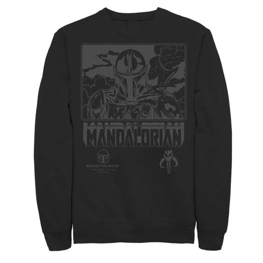 Мужской свитшот с плакатом «Звёздные войны: Мандалорец» Star Wars