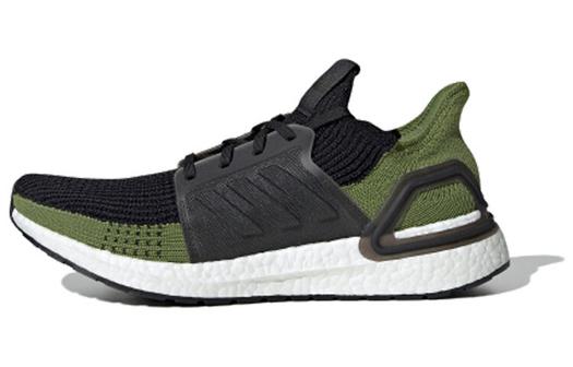 Кроссовки Adidas Ultraboost 19, зеленый/черный/белый