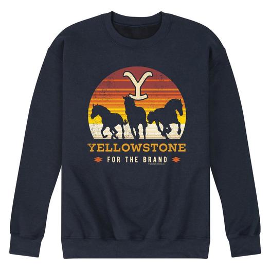 Мужской свитшот Yellowstone Wild Horses Licensed Character