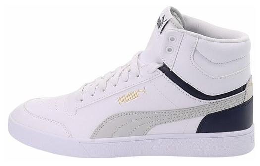 Кроссовки Puma Shuffle Mid 'White Grey Peacoat'