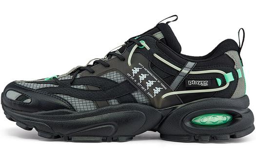 Кроссовки Kappa Chunky Sneakers Unisex Low-Top Black Grass Green